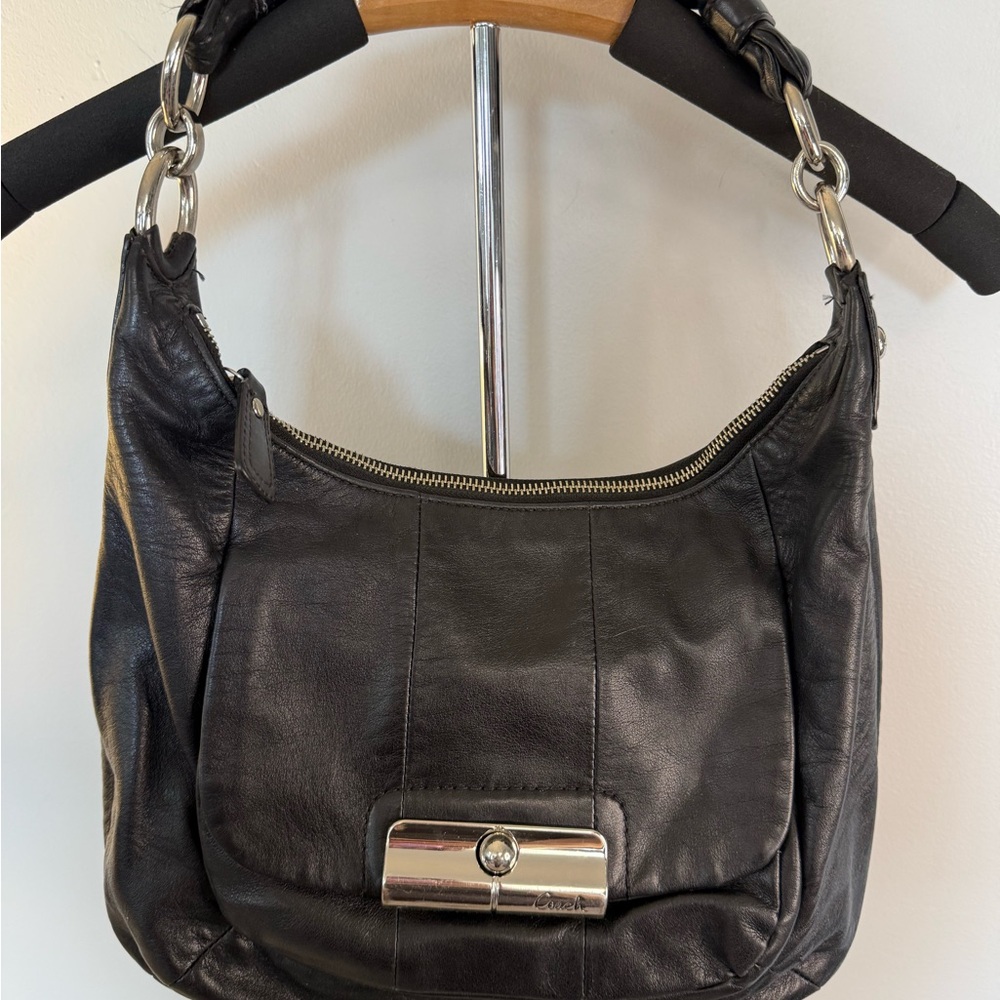 Coach Kristen Leather Shoulder Bag